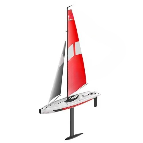 Remote Control Toys - Remote-Controlled Sailboat Unpowered Compass Competition Ship