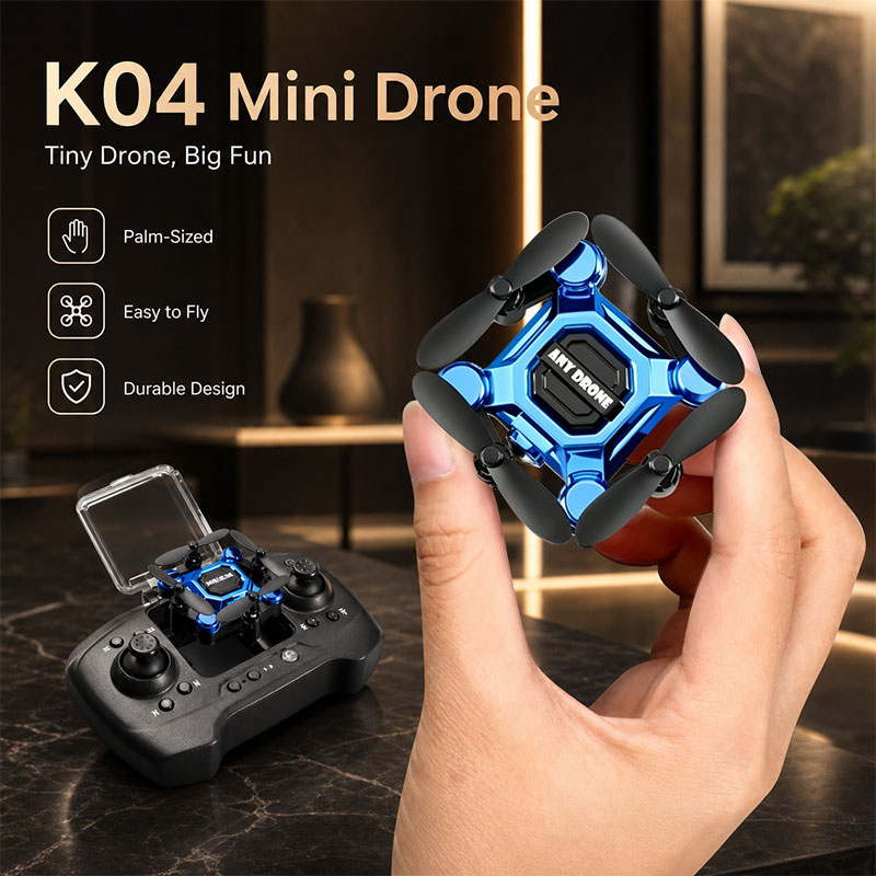 SNQP K04 Mini Foldable Drone 4 - Fpv Brushless Rc Drone 4K ulasan dan harga