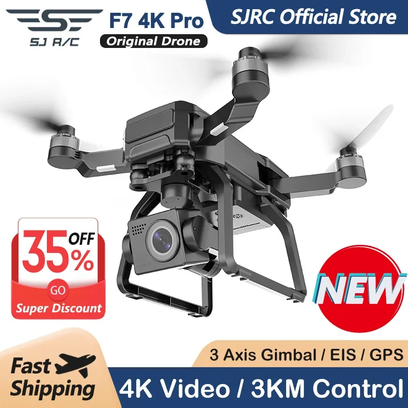 SJRC F7 4K PRO Camera Drone GP - Fpv Brushless Rc Drone 4K ulasan dan harga